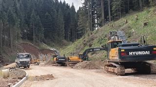 Foto + video / Put od Vareša do Bobovca konačno u izgradnji, bit će asfaltiran